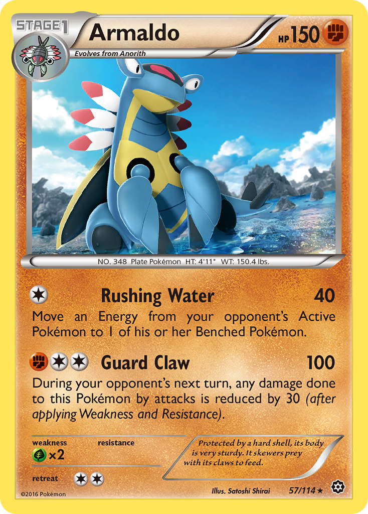 Armaldo (57/114) [XY: Steam Siege] | Deep Dive Games St. Marys