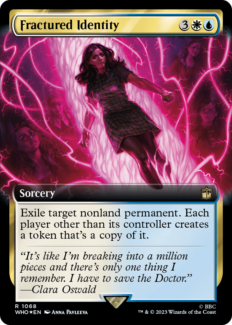 Fractured Identity (Extended Art) (Surge Foil) [Doctor Who] | Deep Dive Games St. Marys
