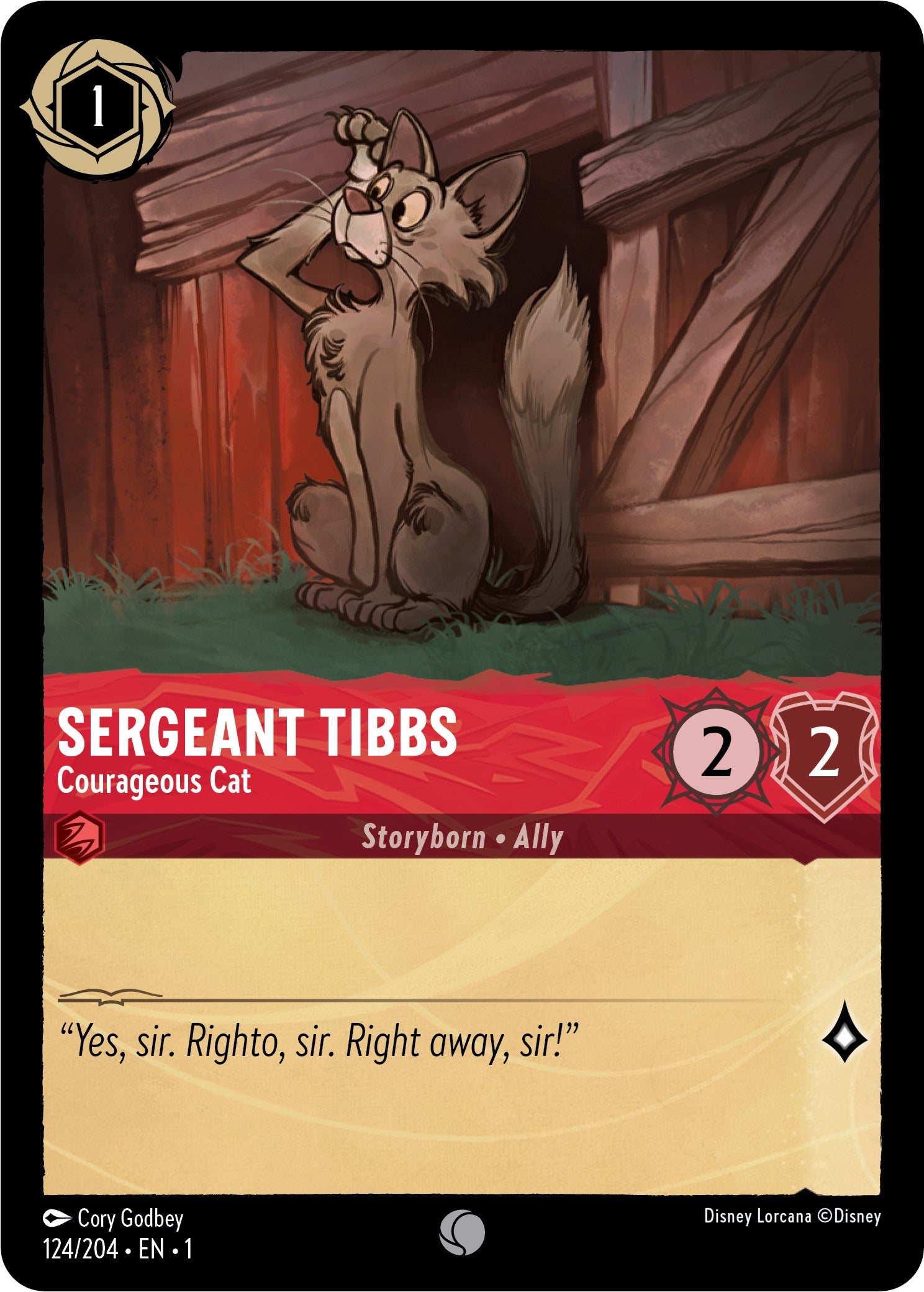 Sergeant Tibbs - Courageous Cat (124/204) [The First Chapter] | Deep Dive Games St. Marys