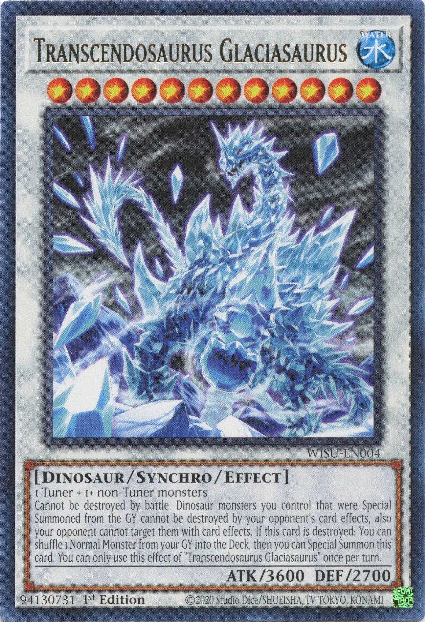 Transcendosaurus Glaciasaurus [WISU-EN004] Rare | Deep Dive Games St. Marys