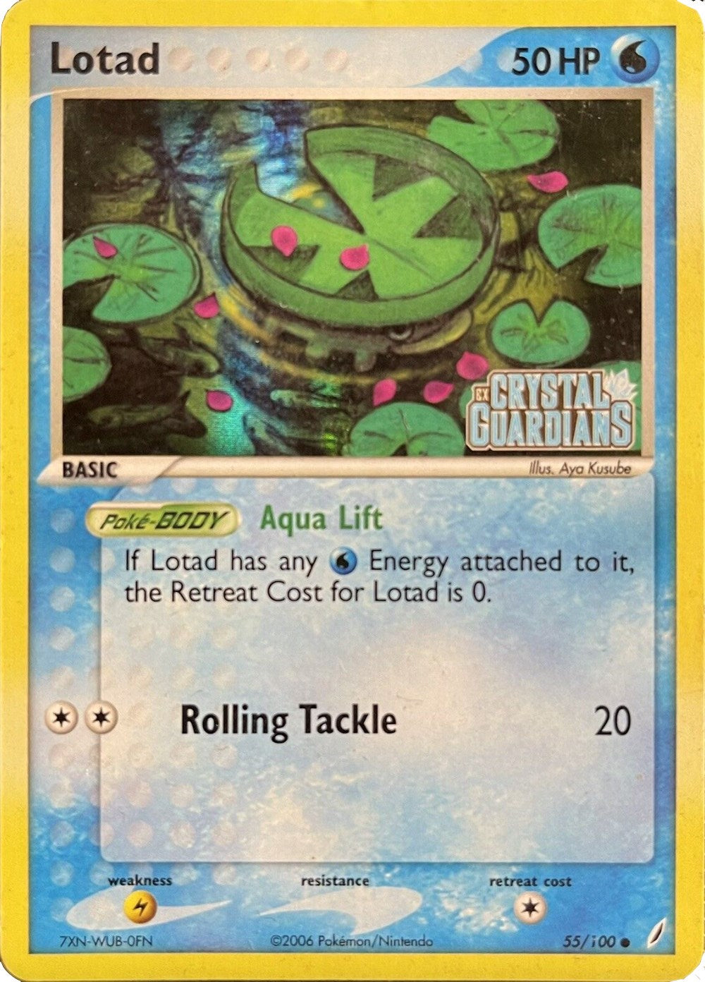 Lotad (055/100) (Theme Deck Exclusive) [EX: Crystal Guardians] | Deep Dive Games St. Marys
