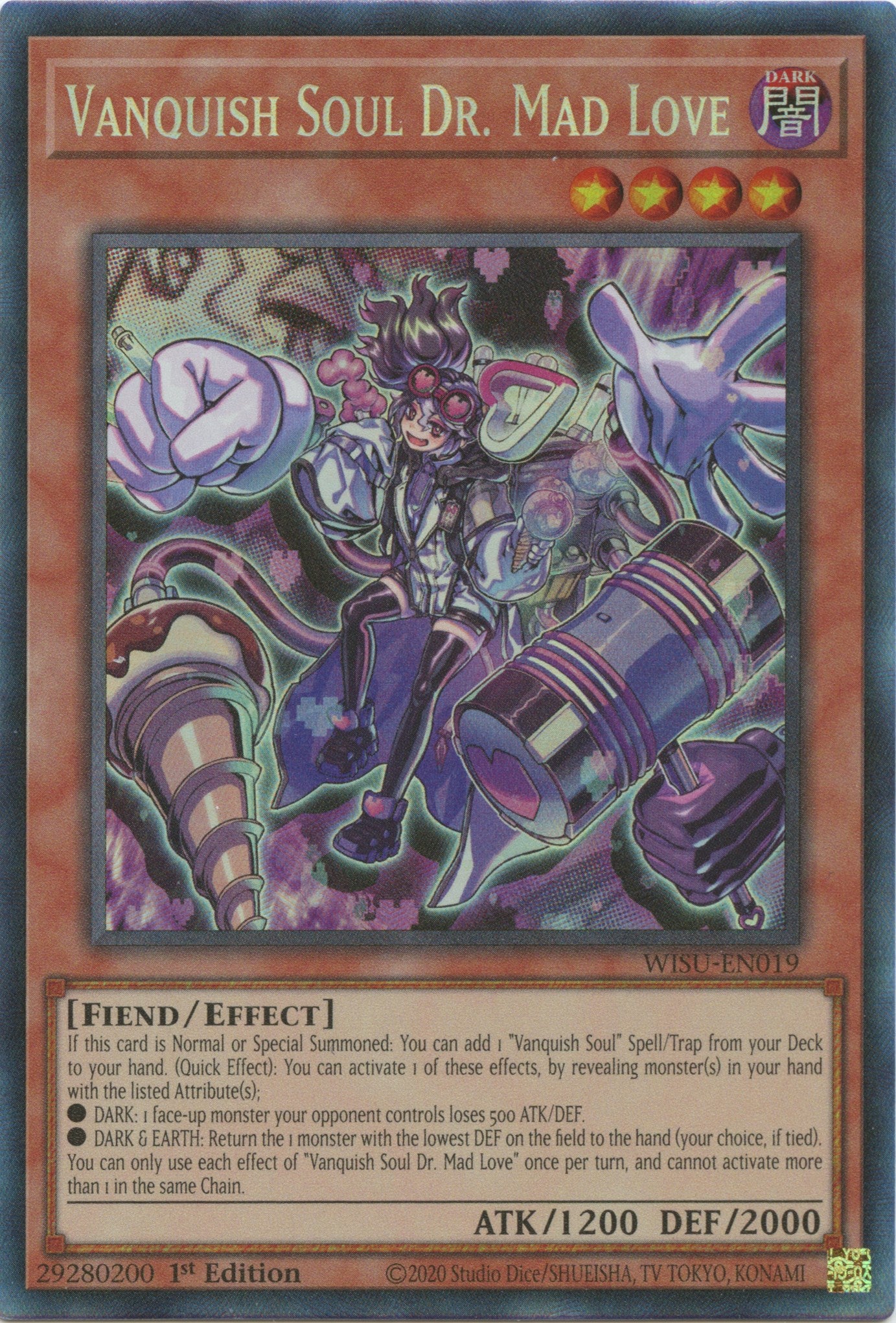 Vanquish Soul Dr. Mad Love [WISU-EN019] Collector's Rare | Deep Dive Games St. Marys