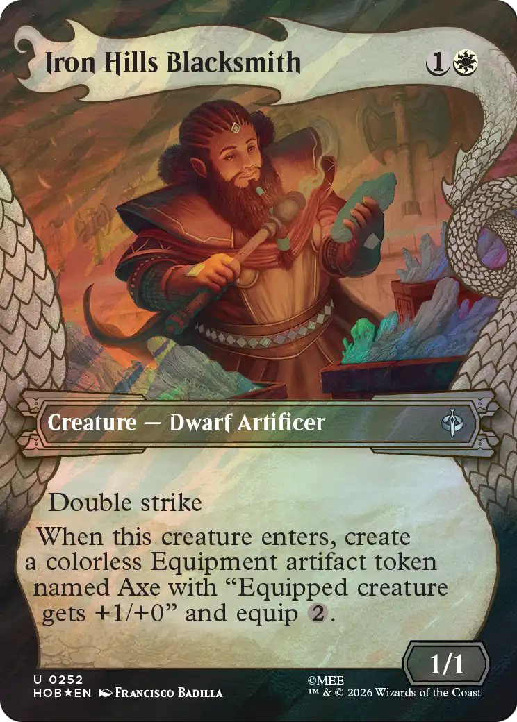Iron Hills Blacksmith (Showcase) (Surge Foil) [The Hobbit] | Deep Dive Games St. Marys