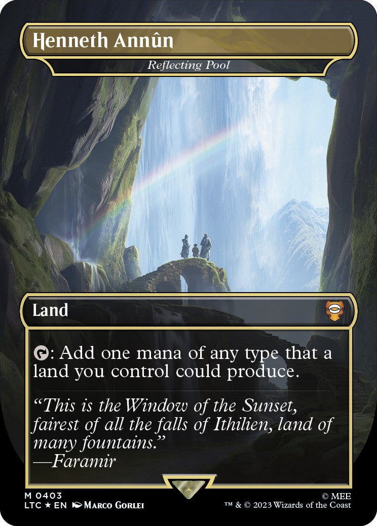 Henneth Annun - Reflecting Pool (Surge Foil Realms and Relics) [The Lord of the Rings: Tales of Middle-Earth Commander] | Deep Dive Games St. Marys
