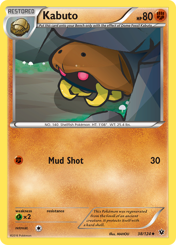 Kabuto (38/124) [XY: Fates Collide] | Deep Dive Games St. Marys