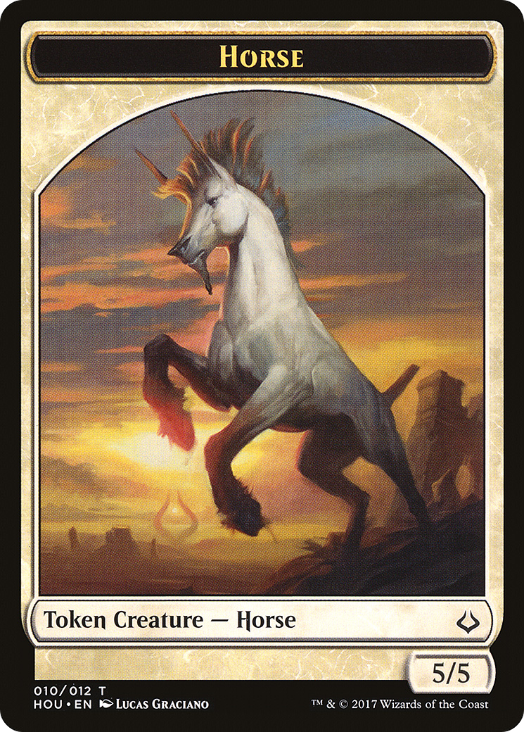 Vampire // Horse Double-Sided Token [The List] | Deep Dive Games St. Marys