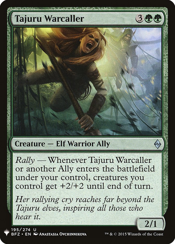 Tajuru Warcaller [Mystery Booster] | Deep Dive Games St. Marys
