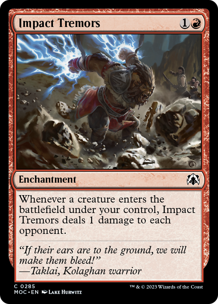 Impact Tremors [March of the Machine Commander] | Deep Dive Games St. Marys