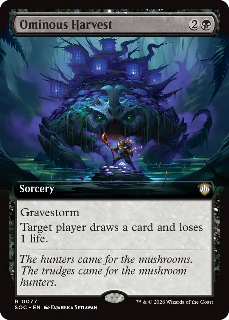 Ominous Harvest (Extended Art) [Secrets of Strixhaven Commander] | Deep Dive Games St. Marys