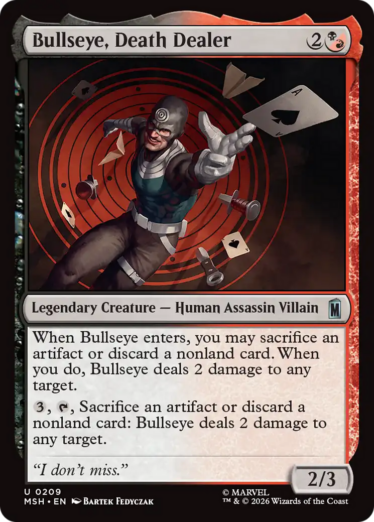 Bullseye, Death Dealer [Marvel Super Heroes] | Deep Dive Games St. Marys