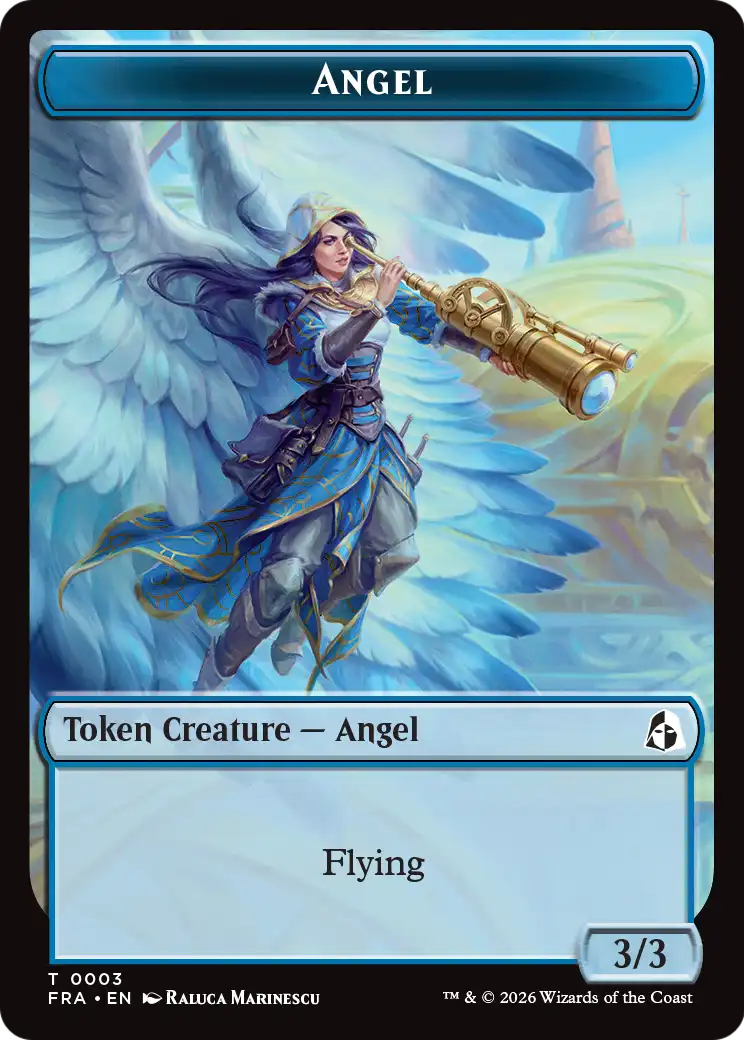 Angel (0003) // Beast Double-Sided Token [Reality Fracture Tokens] | Deep Dive Games St. Marys