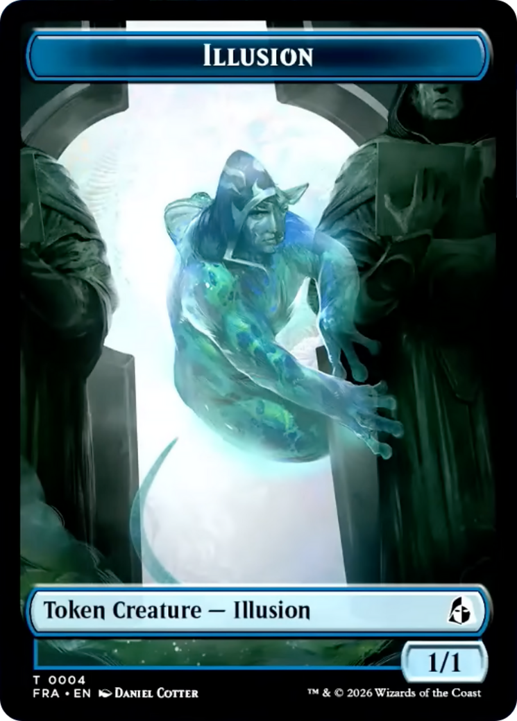 Illusion // Jace Double-Sided Token [Reality Fracture Tokens] | Deep Dive Games St. Marys