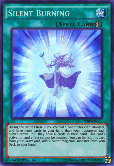 Silent Burning [DPRP-EN005] Super Rare | Deep Dive Games St. Marys