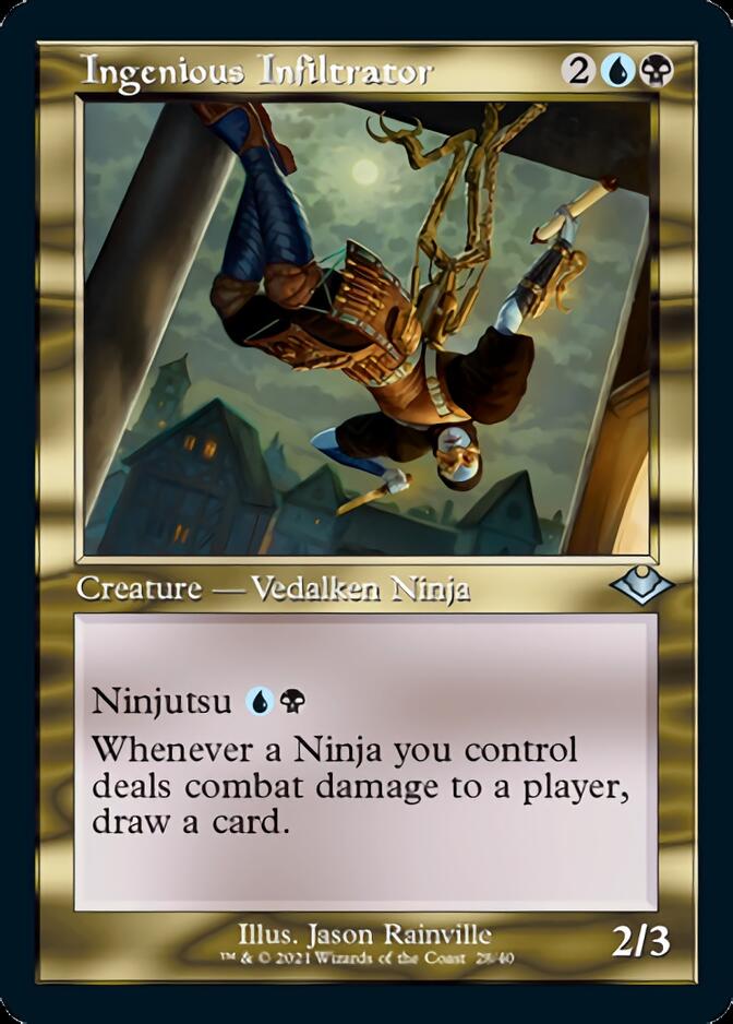 Ingenious Infiltrator (Retro Foil Etched) [Modern Horizons] | Deep Dive Games St. Marys