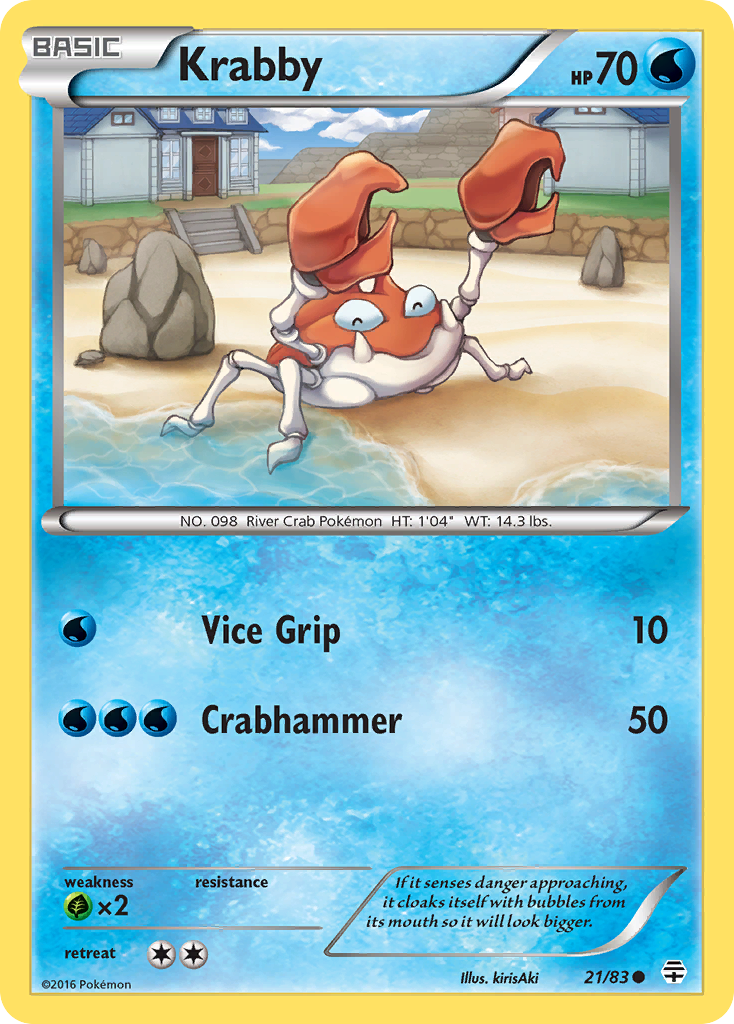 Krabby (21/83) [XY: Generations] | Deep Dive Games St. Marys