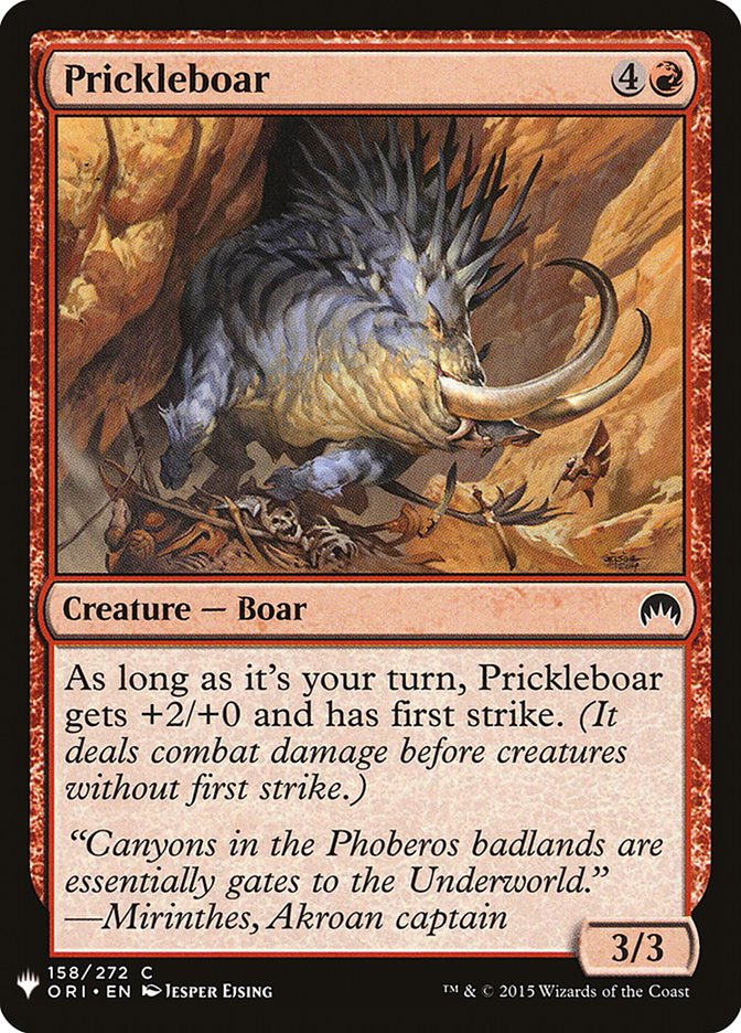 Prickleboar [Mystery Booster] | Deep Dive Games St. Marys