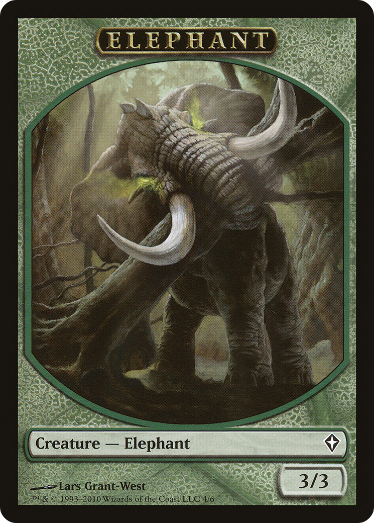 Angel // Elephant Double-Sided Token [Marvel Super Heroes Commander Tokens] | Deep Dive Games St. Marys