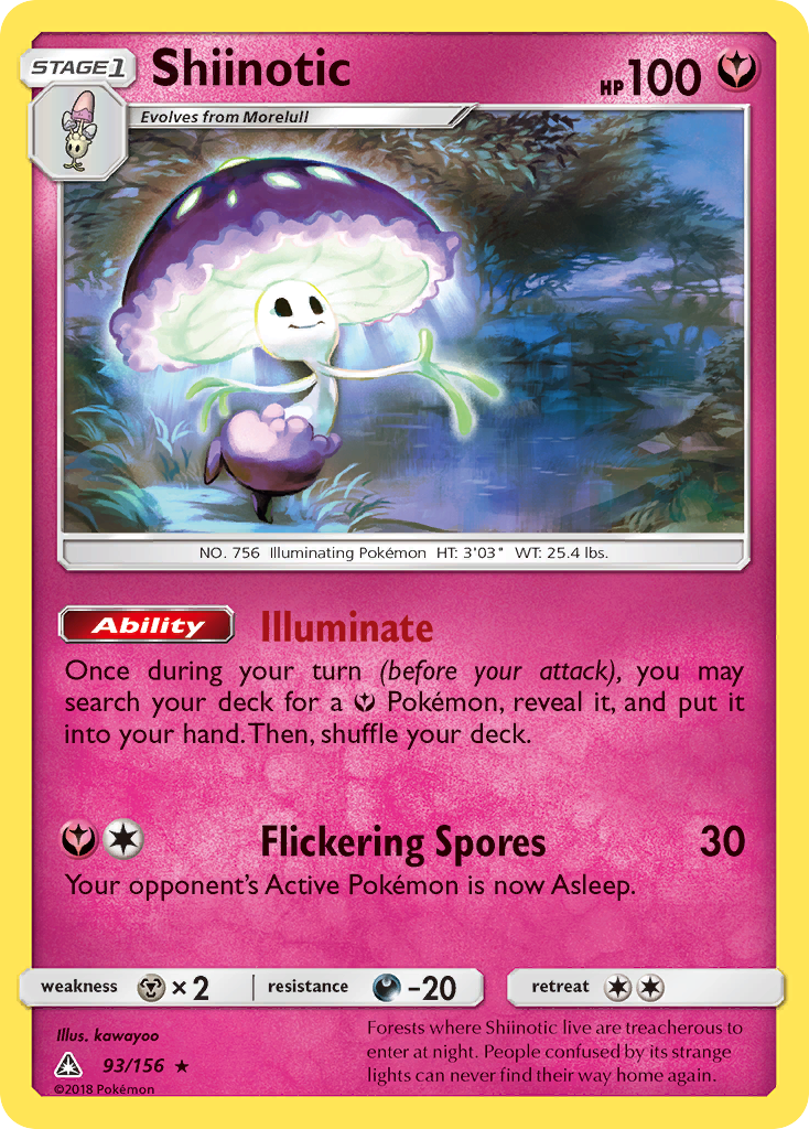 Shiinotic (93/156) [Sun & Moon: Ultra Prism] | Deep Dive Games St. Marys