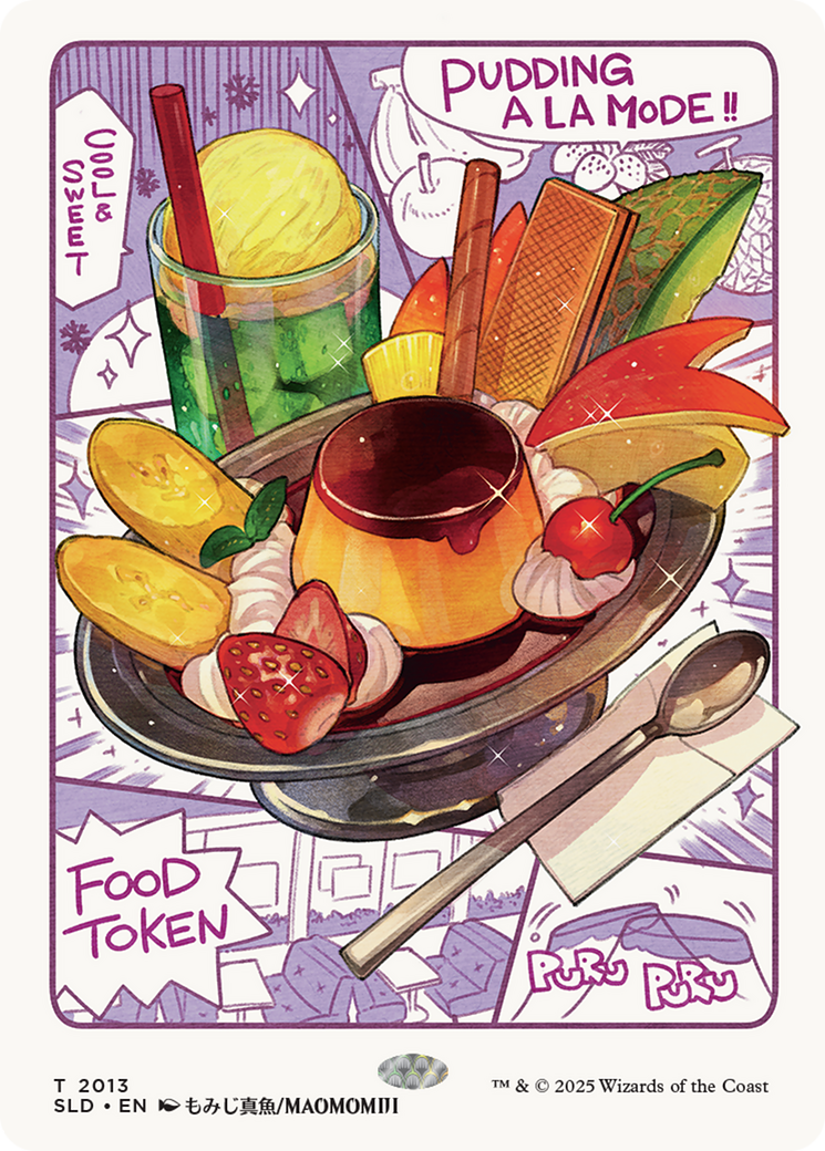 Food Token (2013) (Rainbow Foil) [Secret Lair Drop Series] | Deep Dive Games St. Marys