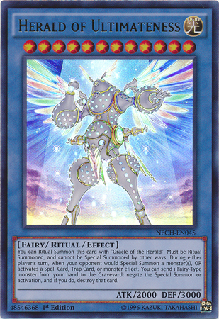 Herald of Ultimateness [NECH-EN045] Ultra Rare | Deep Dive Games St. Marys