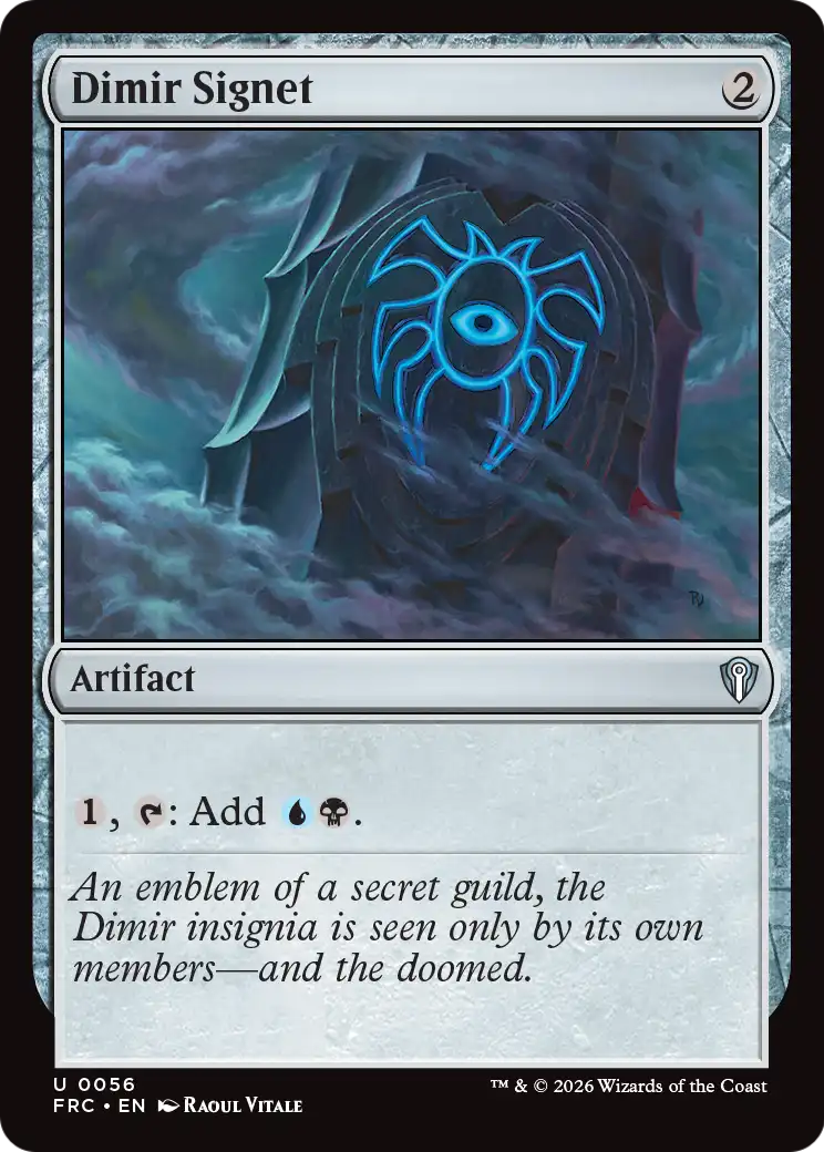 Dimir Signet [Reality Fracture Commander] | Deep Dive Games St. Marys