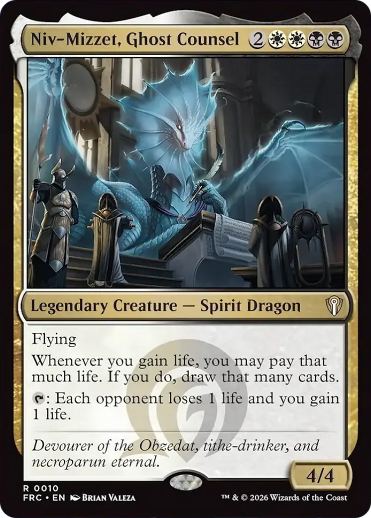 Niv-Mizzet, Ghost Counsel [Reality Fracture Commander] | Deep Dive Games St. Marys