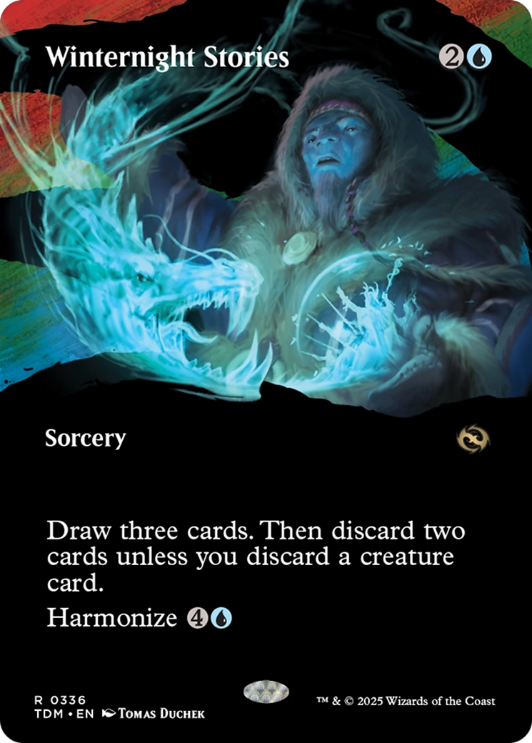 Winternight Stories (Borderless) [Tarkir: Dragonstorm] | Deep Dive Games St. Marys