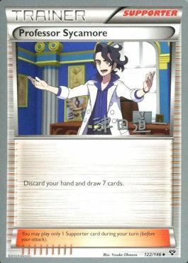 Professor Sycamore (122/146) (Crazy Punch - Michikazu Tsuda) [World Championships 2014] | Deep Dive Games St. Marys