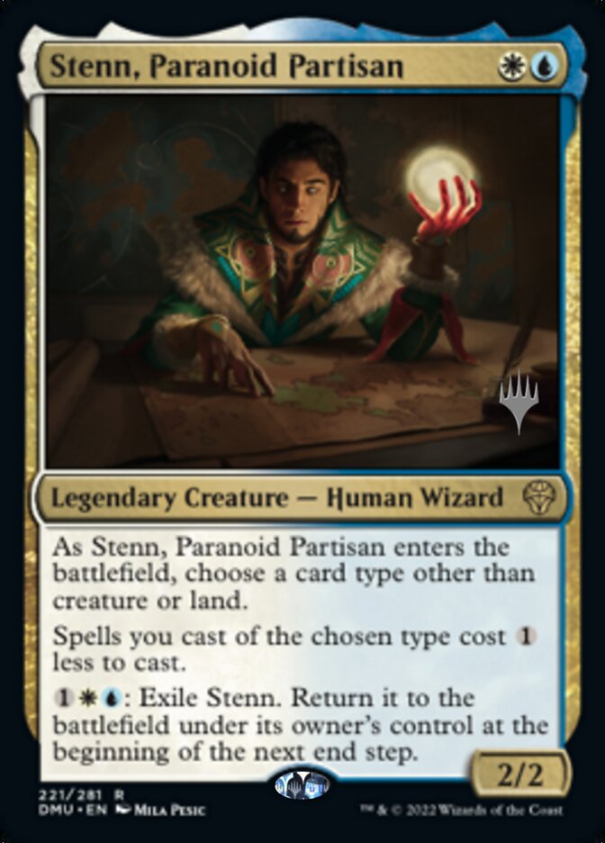 Stenn, Paranoid Partisan (Promo Pack) [Dominaria United Promos] | Deep Dive Games St. Marys