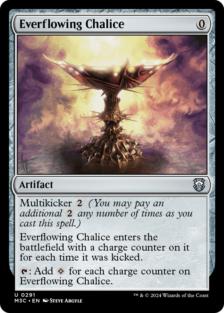 Everflowing Chalice (Ripple Foil) [Modern Horizons 3 Commander] | Deep Dive Games St. Marys