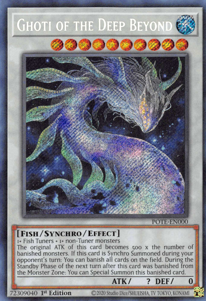 Ghoti of the Deep Beyond [POTE-EN000] Secret Rare | Deep Dive Games St. Marys