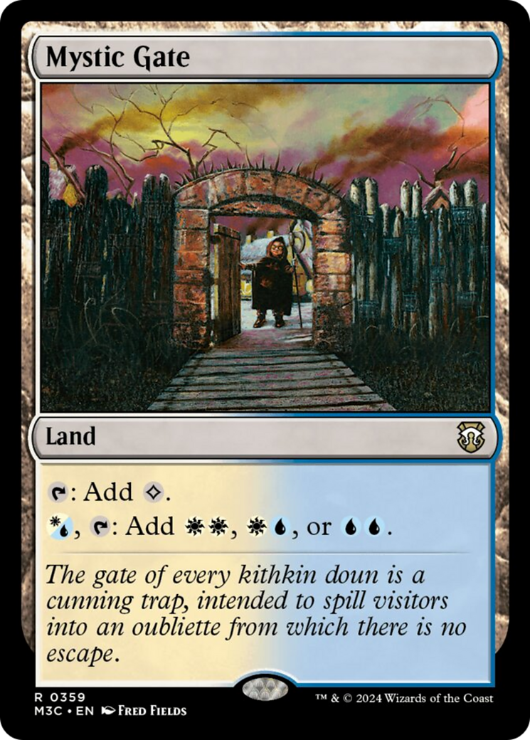 Mystic Gate (Ripple Foil) [Modern Horizons 3 Commander] | Deep Dive Games St. Marys