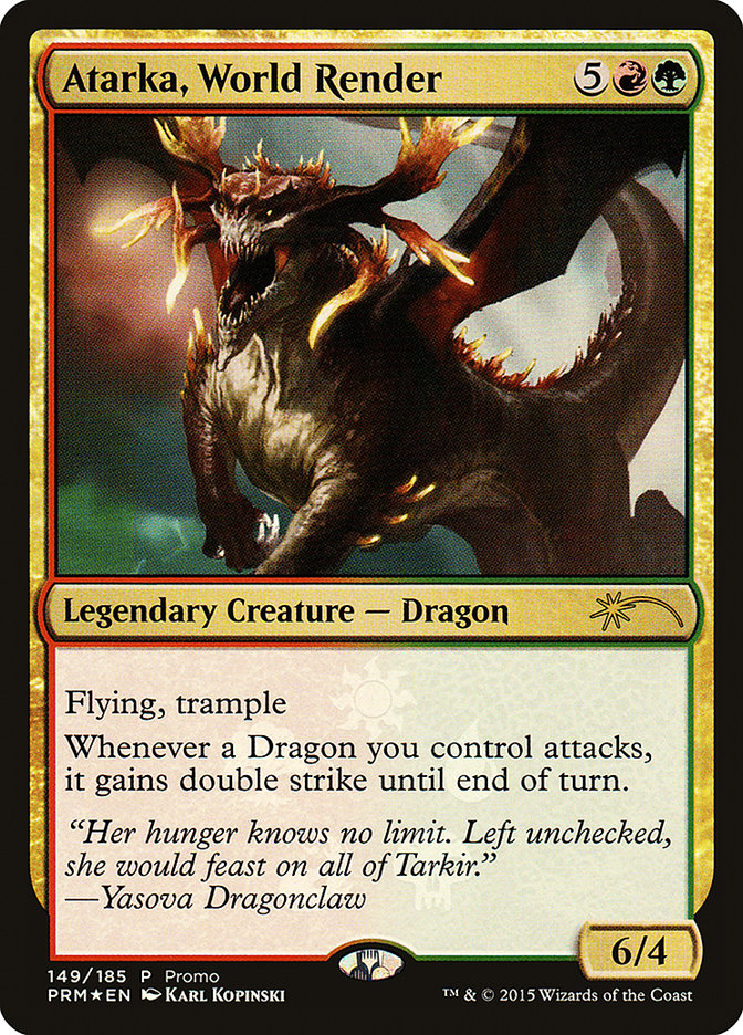 Atarka, World Render [Resale Promos] | Deep Dive Games St. Marys