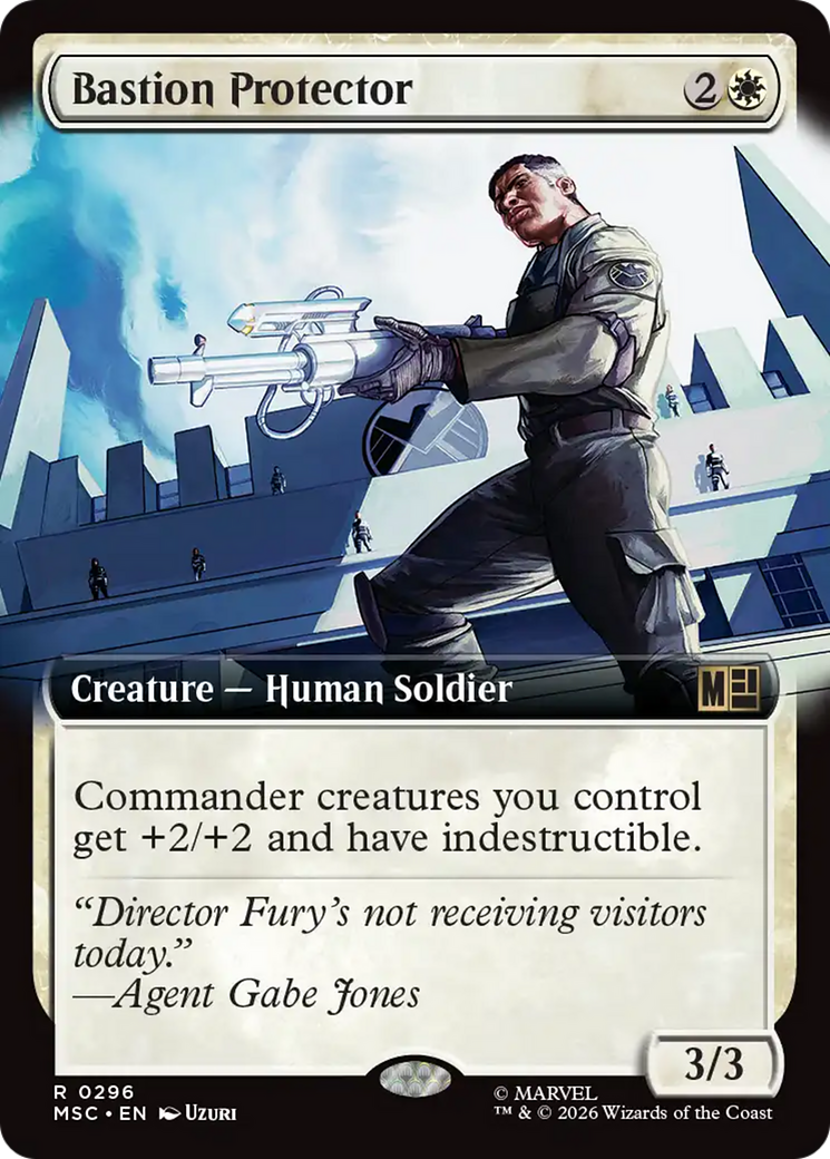 Bastion Protector (Extended Art) [Marvel Super Heroes Commander] | Deep Dive Games St. Marys