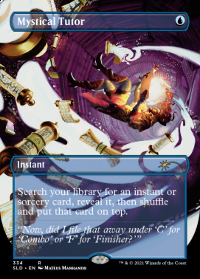 Mystical Tutor (Borderless) [Secret Lair Drop Series] | Deep Dive Games St. Marys