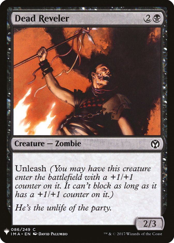 Dead Reveler [Mystery Booster] | Deep Dive Games St. Marys