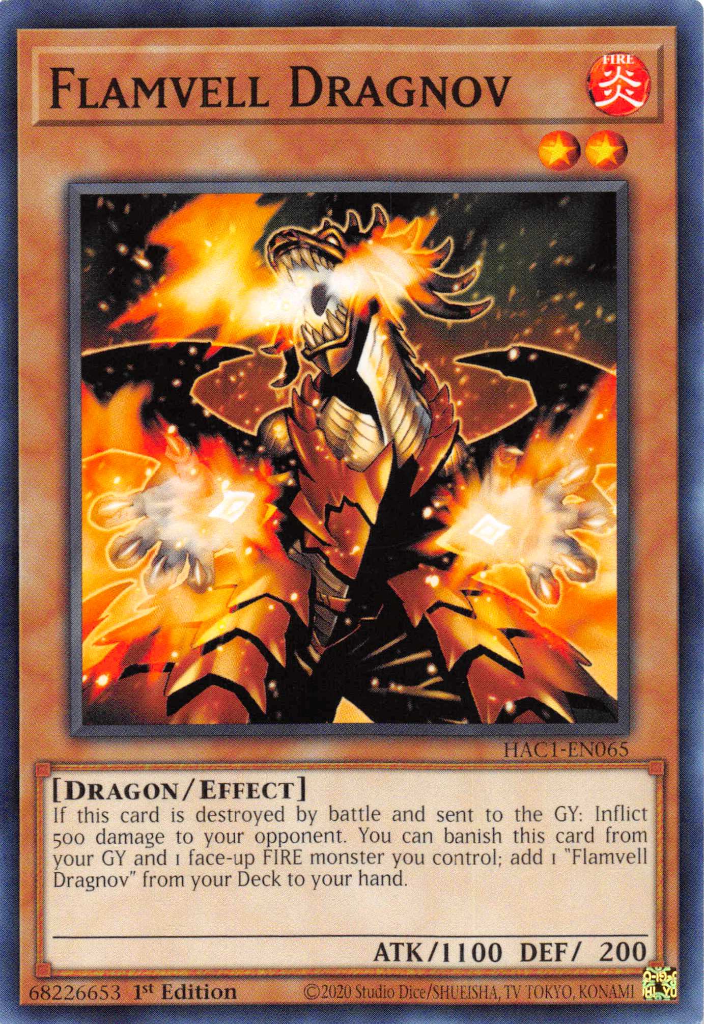 Flamvell Dragnov [HAC1-EN065] Common | Deep Dive Games St. Marys