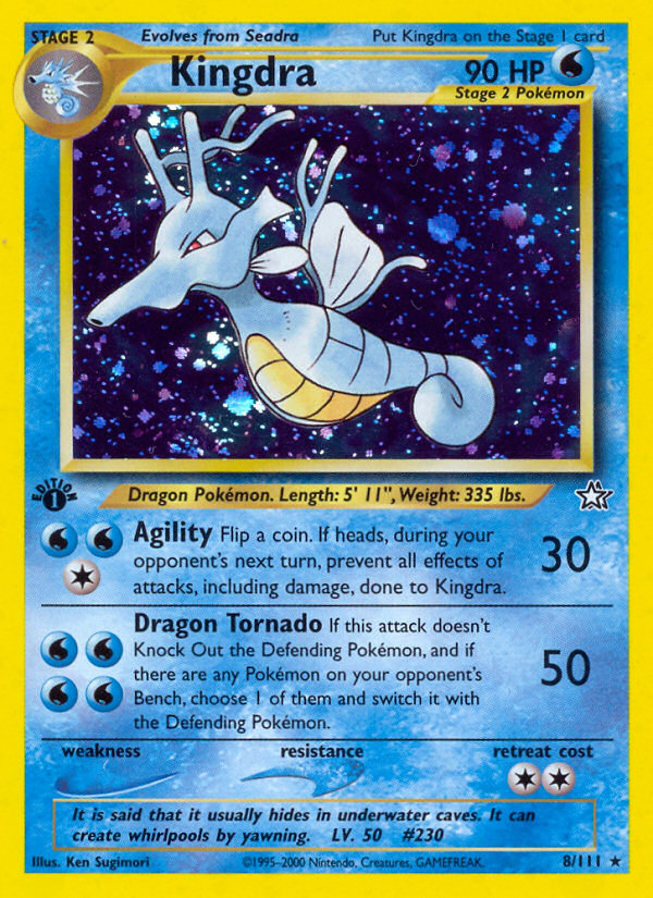 Kingdra (8/111) [Neo Genesis 1st Edition] | Deep Dive Games St. Marys