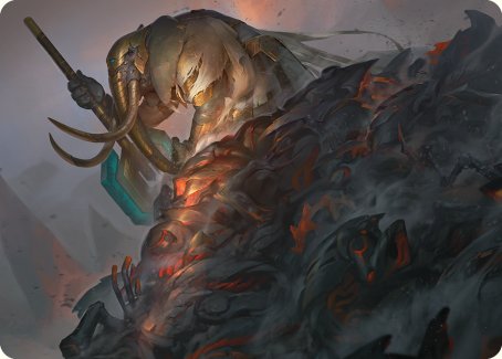Against All Odds Art Card [Phyrexia: All Will Be One Art Series] | Deep Dive Games St. Marys