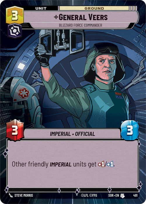 General Veers - Blizzard Force Commander (Hyperspace) (491) [Spark of Rebellion] | Deep Dive Games St. Marys