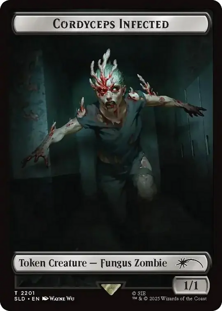 Cordyceps Infected Token (2201) [Secret Lair Drop Series] | Deep Dive Games St. Marys