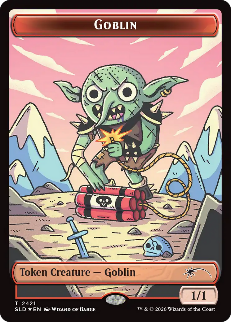 Goblin Token (2421) [Secret Lair Drop Series] | Deep Dive Games St. Marys