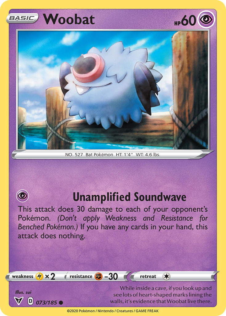 Woobat (073/185) [Sword & Shield: Vivid Voltage] | Deep Dive Games St. Marys