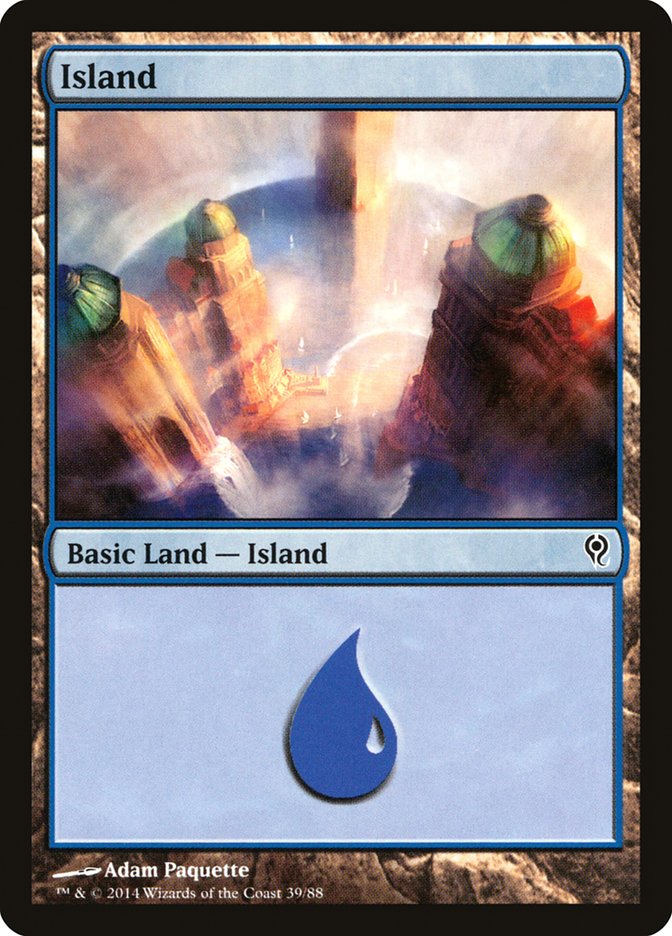 Island (39) [Duel Decks: Jace vs. Vraska] | Deep Dive Games St. Marys