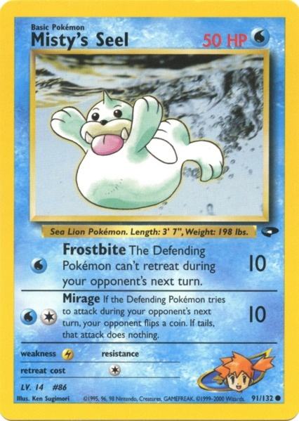 Misty's Seel (91/132) [Gym Challenge Unlimited] | Deep Dive Games St. Marys