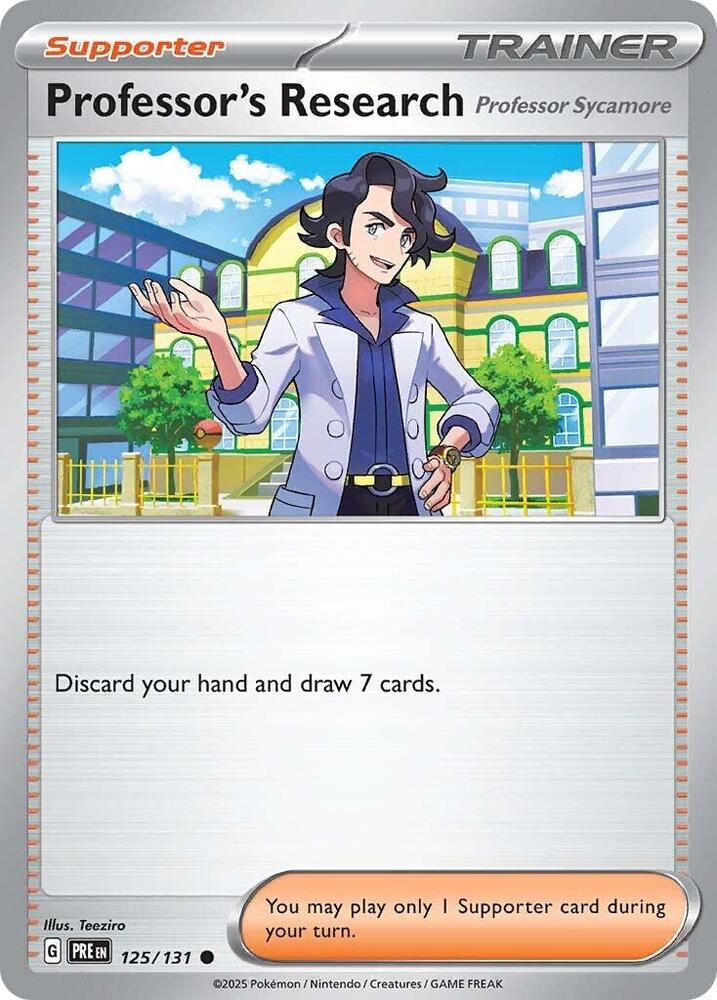 Professor's Research (125/131) [Professor Sycamore] [Scarlet & Violet: Prismatic Evolutions] | Deep Dive Games St. Marys