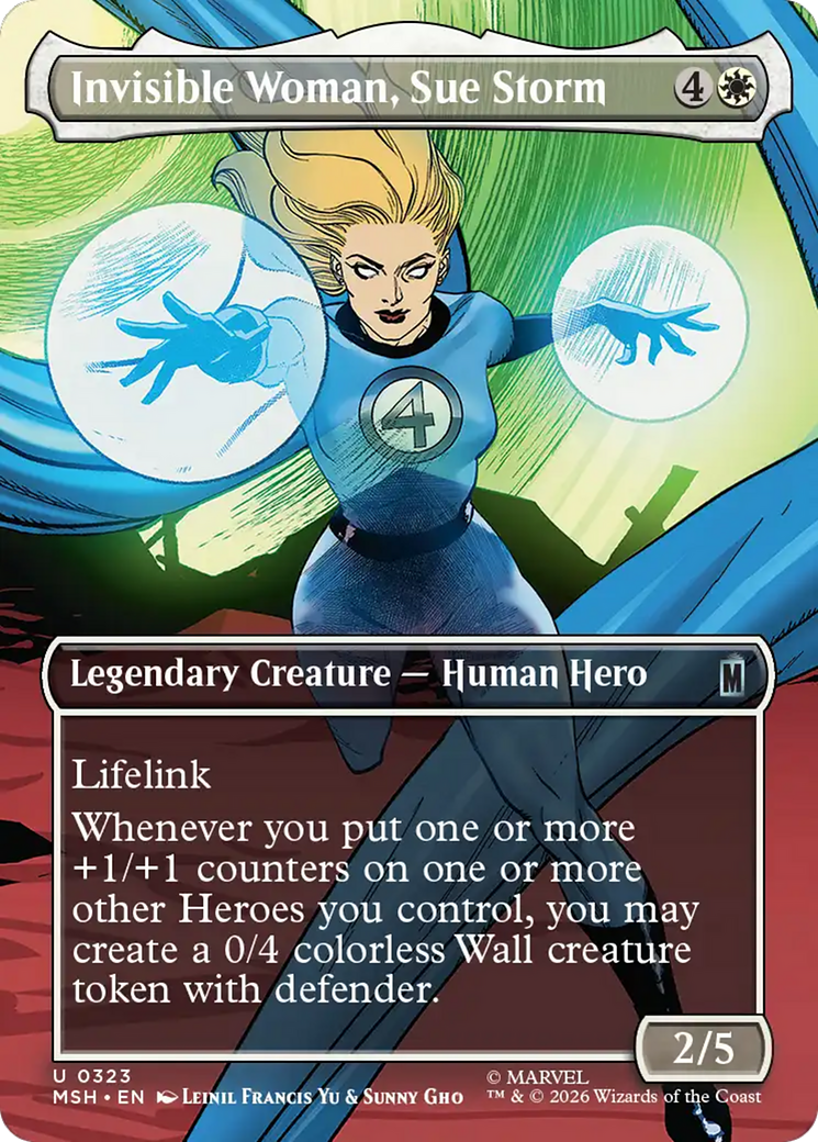 Invisible Woman, Sue Storm (Borderless) [Marvel Super Heroes] | Deep Dive Games St. Marys