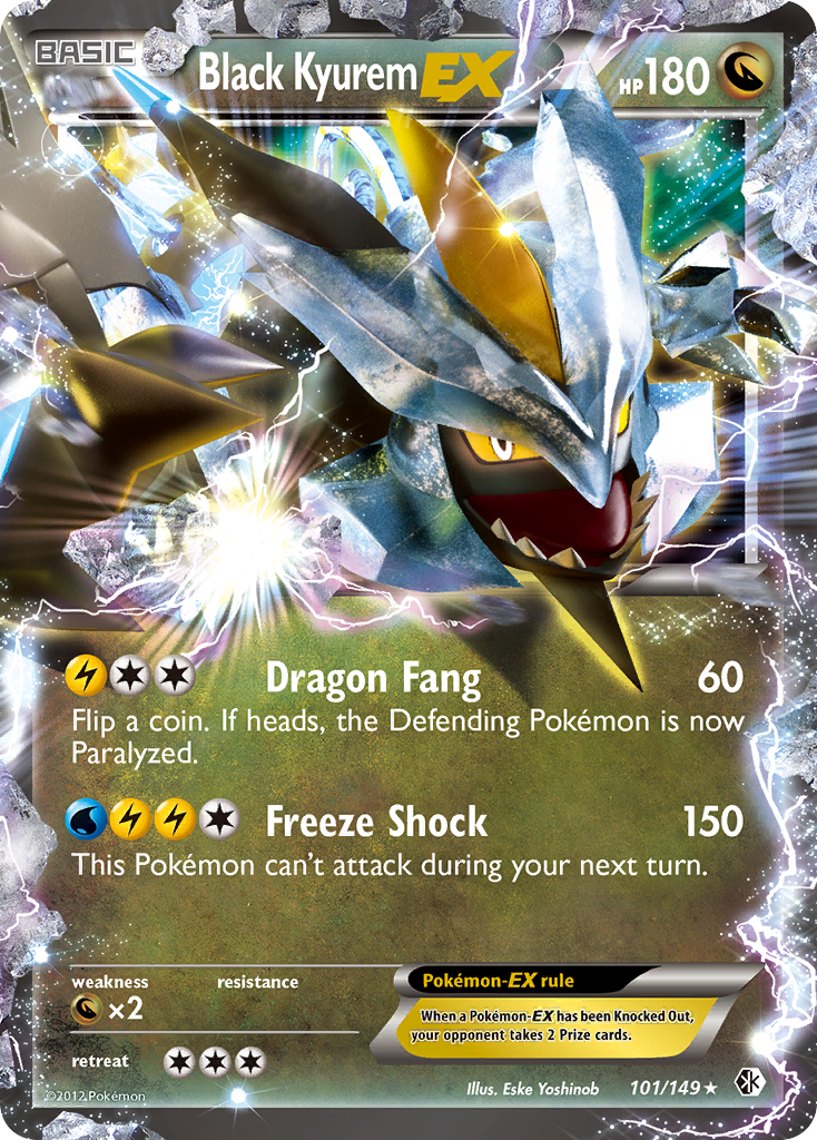 Black Kyurem EX (101/149) [Black & White: Boundaries Crossed] | Deep Dive Games St. Marys