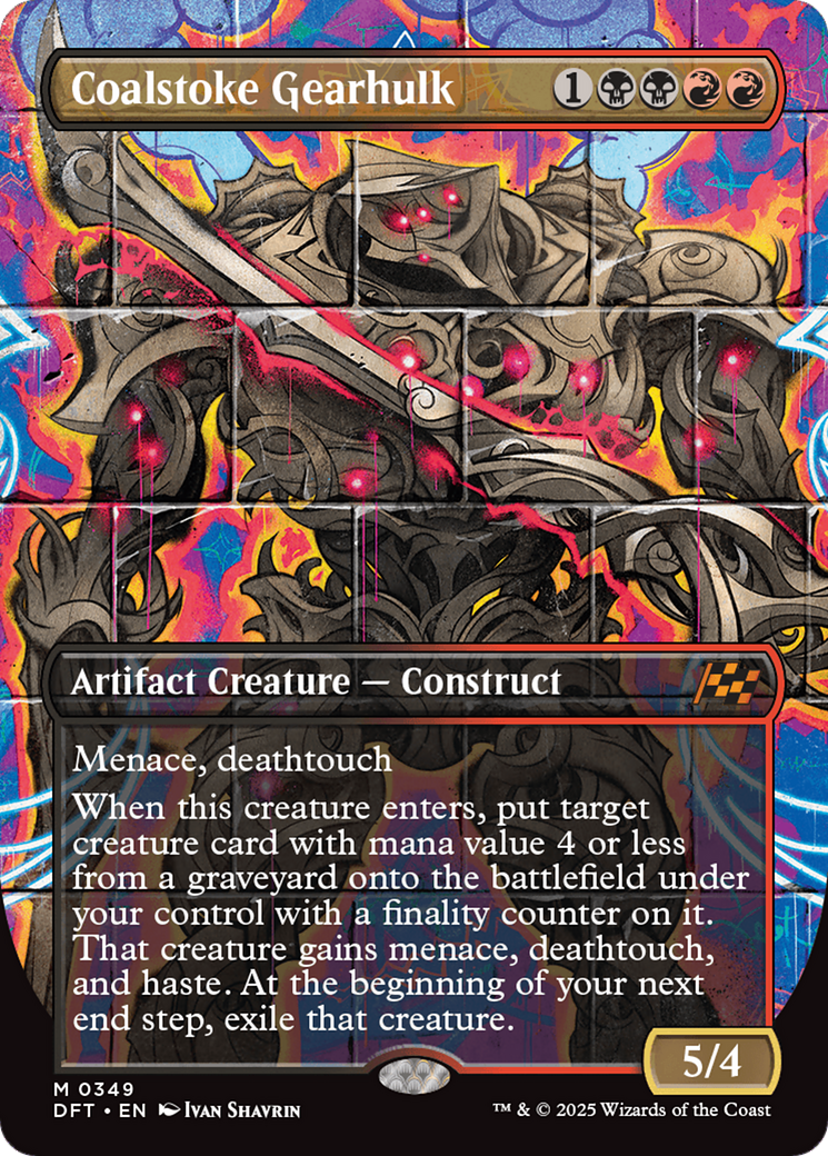Coalstoke Gearhulk (Borderless) [Aetherdrift] | Deep Dive Games St. Marys