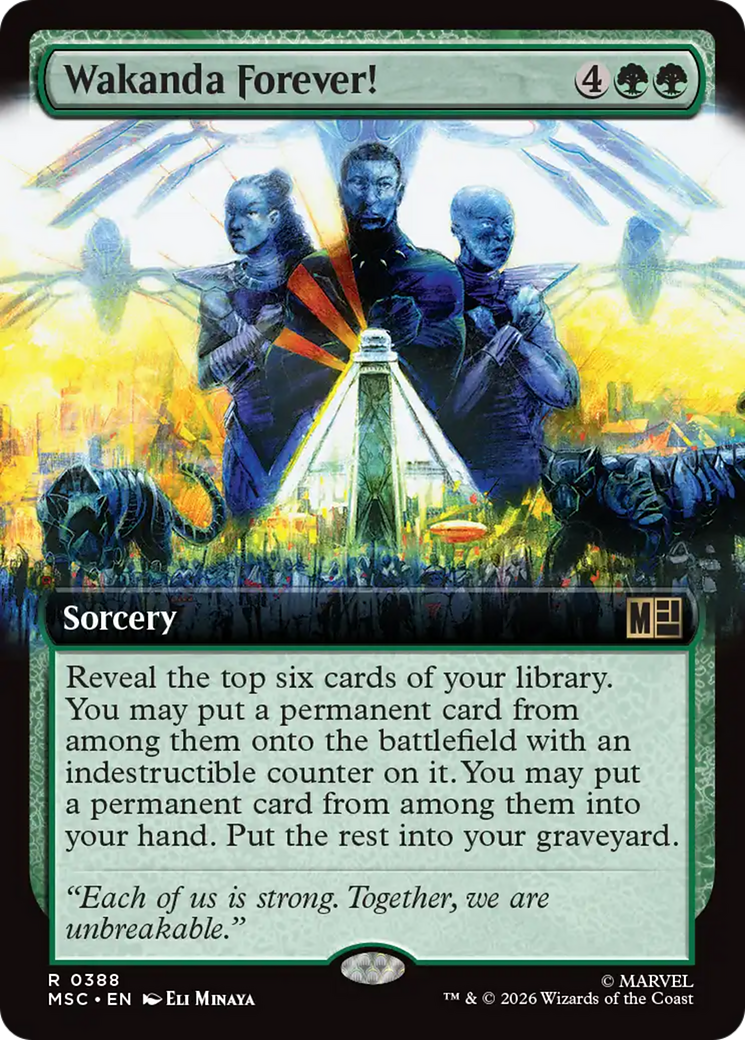 Wakanda Forever! (Extended Art) [Marvel Super Heroes Commander] | Deep Dive Games St. Marys